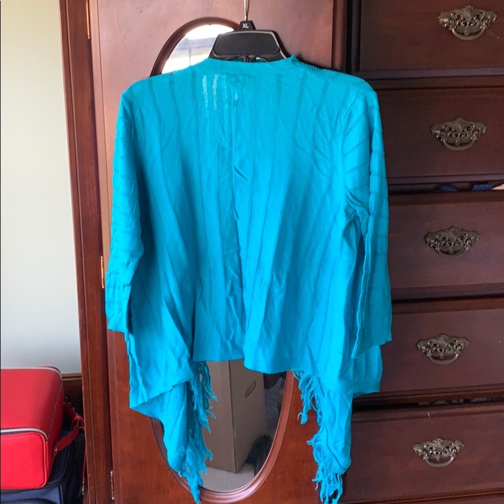 Chico’s beautiful teal sweater - Picture 3 of 4